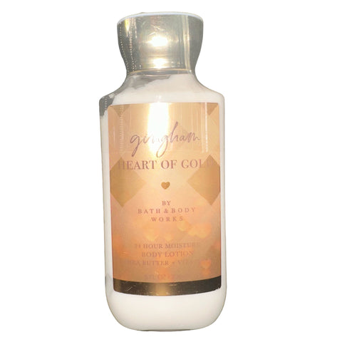 Bath & Body Works Heart of Gold Gingham Lotion