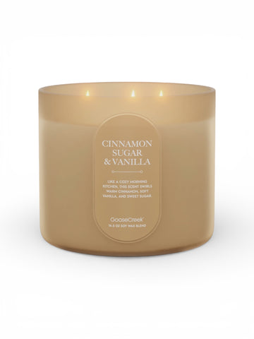 Goose Creek Cinnamon Sugar & Vanilla 3 Wick