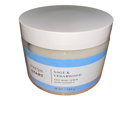 Bath & Body Works Fresh Start Sage & Cedarwood Salt Body Scrub